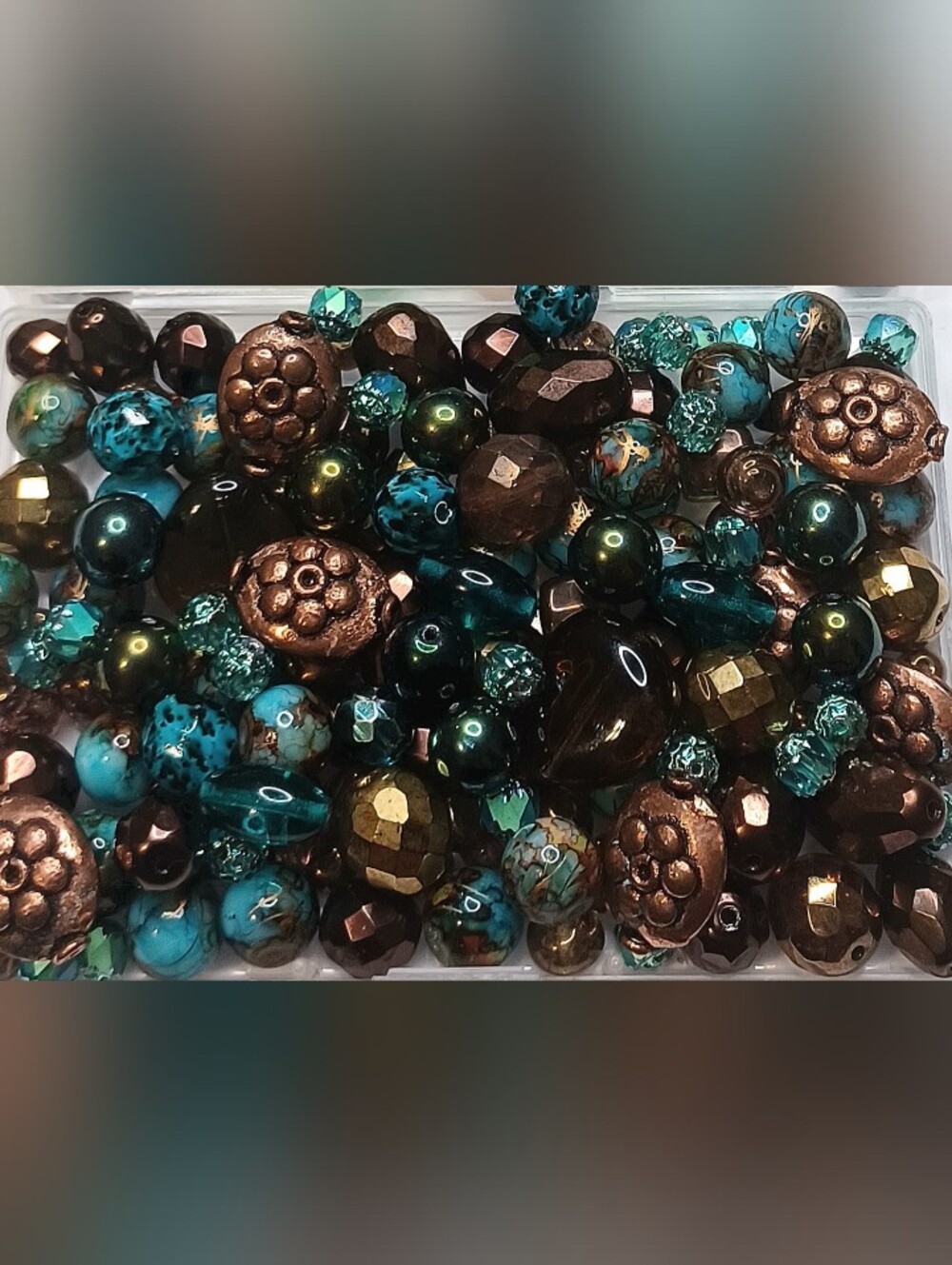 Loose Glass Beads for jewelry-making 100pcs